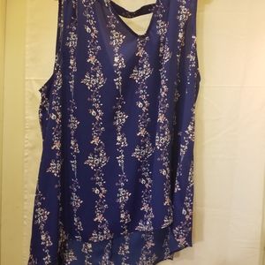 New without tag Kaari Blue blouse